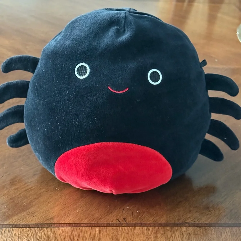 Squishmallows 2018 Halloween Squad 8-inch Bella The‎ Spider Black Kellytoys EUC